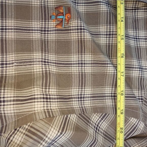 Cutter& Buck Xl Longsleeves Plaid Pocket Men's Shirt - Picture 3 of 8